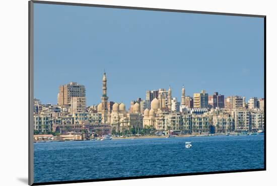 View of Alexandria Harbor, Egypt-javarman-Mounted Photographic Print