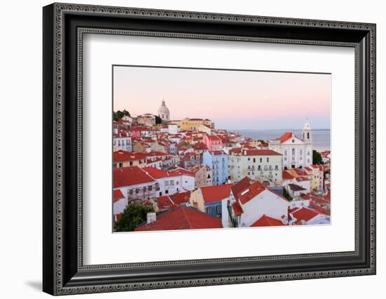 View of Alfama, Lisbon, Portugal-neirfy-Framed Photographic Print