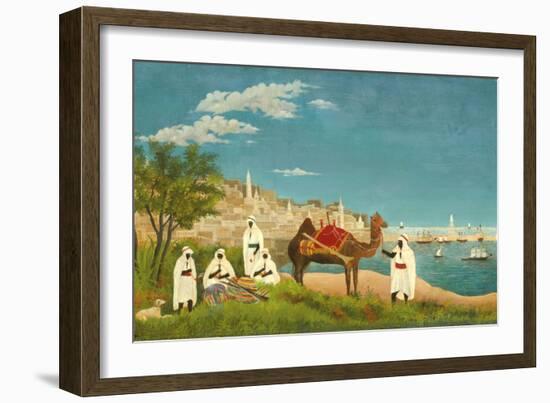 View of Algiers (Paysage D'Alger), 1880-Henri Rousseau-Framed Giclee Print