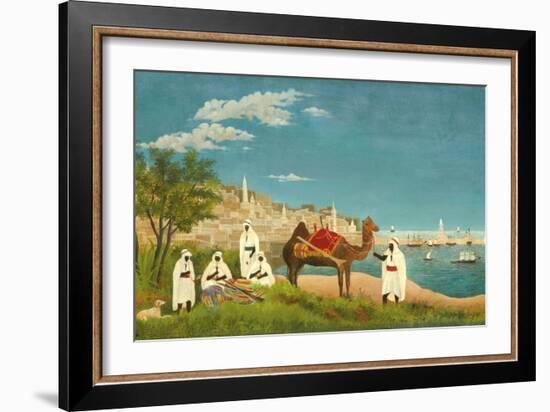 View of Algiers (Paysage D'Alger), 1880-Henri Rousseau-Framed Giclee Print