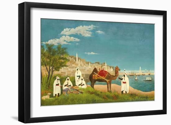 View of Algiers (Paysage D'Alger), 1880-Henri Rousseau-Framed Giclee Print