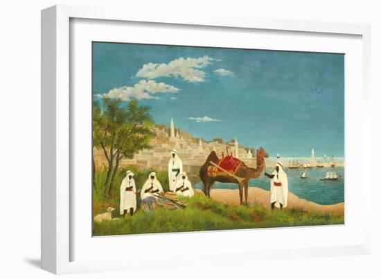 View of Algiers (Paysage D'Alger), 1880-Henri Rousseau-Framed Giclee Print