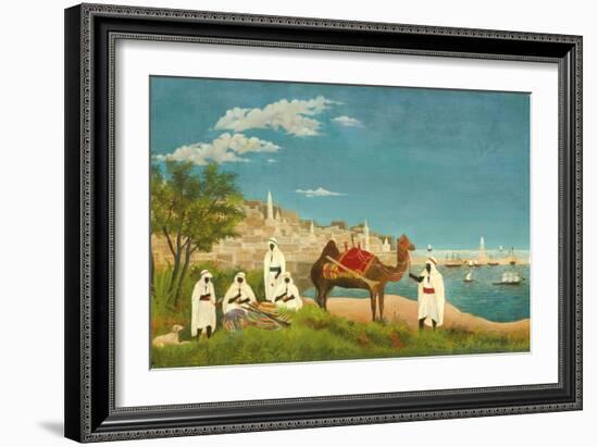 View of Algiers (Paysage D'Alger), 1880-Henri Rousseau-Framed Giclee Print