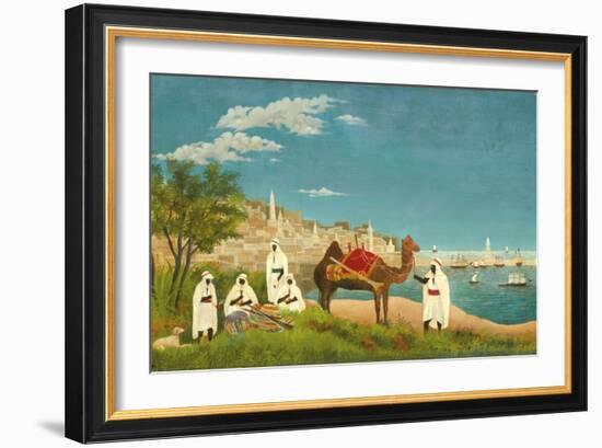 View of Algiers (Paysage D'Alger), 1880-Henri Rousseau-Framed Giclee Print