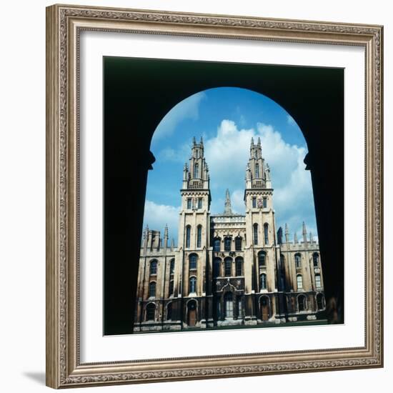 View of All Souls College in Oxford, 1973-Staff-Framed Photographic Print