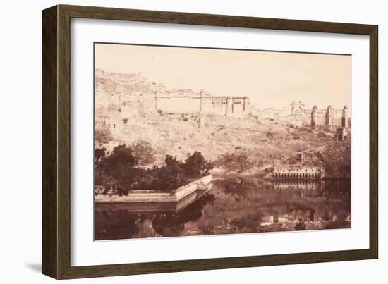 View of Amber Fort, 1871-Bourne & Shepherd-Framed Photographic Print