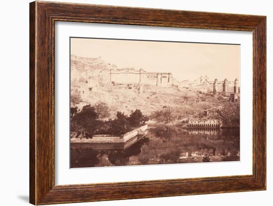 View of Amber Fort, 1871-Bourne & Shepherd-Framed Photographic Print