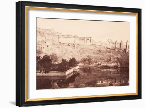 View of Amber Fort, 1871-Bourne & Shepherd-Framed Photographic Print