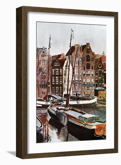 View of Amsterdam, 1907 (1911-191)-null-Framed Giclee Print