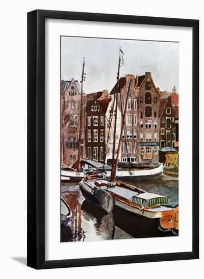 View of Amsterdam, 1907 (1911-191)-null-Framed Giclee Print