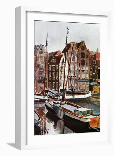 View of Amsterdam, 1907 (1911-191)-null-Framed Giclee Print