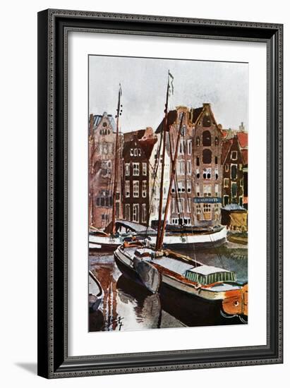 View of Amsterdam, 1907 (1911-191)-null-Framed Giclee Print