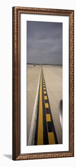 View of an Airport Runway, O'Hare Airport, Chicago, Cook County, Illinois, USA-null-Framed Photographic Print