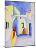 View of an Alley, 1914-August Macke-Mounted Giclee Print