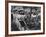 View of an Assembly Lin at the Volkswagen Plant in Sao Paulo-Paul Schutzer-Framed Photographic Print