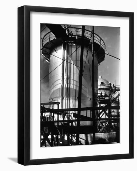 View of an Installation at a Texaco Oil Refinery-Margaret Bourke-White-Framed Photographic Print