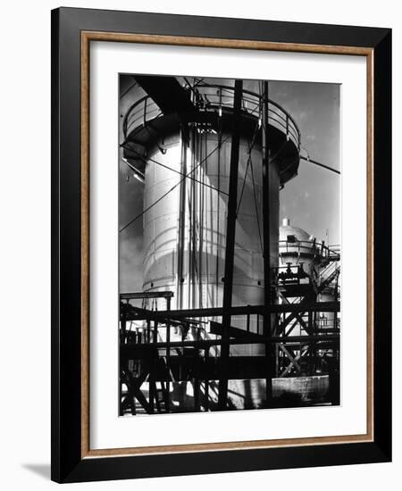 View of an Installation at a Texaco Oil Refinery-Margaret Bourke-White-Framed Photographic Print