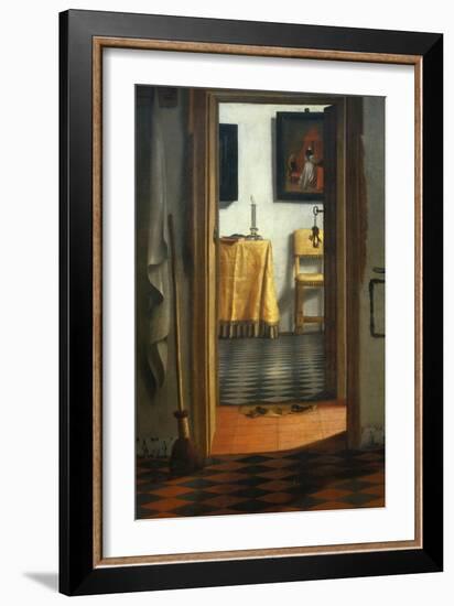 View of an Interior-Samuel van Hoogstraten-Framed Giclee Print