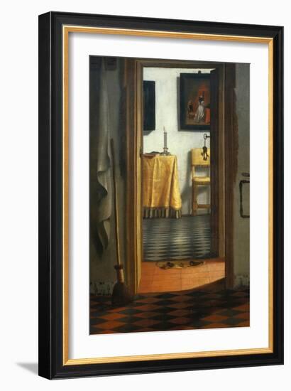 View of an Interior-Samuel van Hoogstraten-Framed Giclee Print