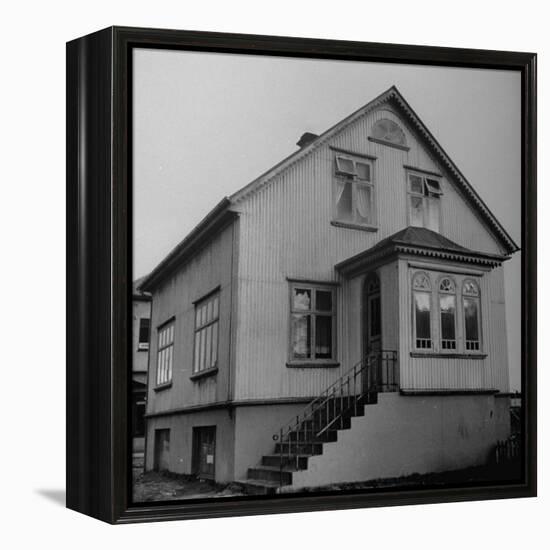 View of an Old Fashioned Dutch Style House-Ralph Morse-Framed Premier Image Canvas