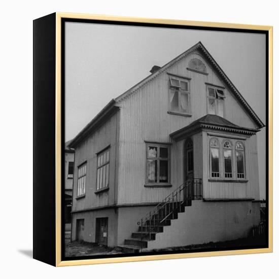 View of an Old Fashioned Dutch Style House-Ralph Morse-Framed Premier Image Canvas