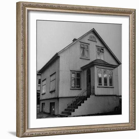 View of an Old Fashioned Dutch Style House-Ralph Morse-Framed Photographic Print