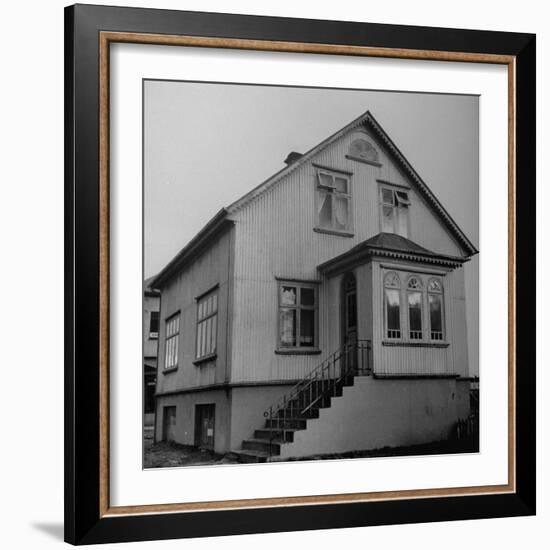 View of an Old Fashioned Dutch Style House-Ralph Morse-Framed Photographic Print