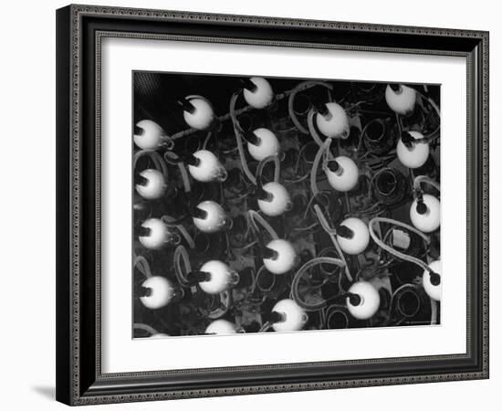 View of an Open Hearth Furnace-Andreas Feininger-Framed Photographic Print