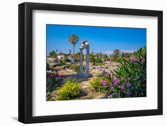 View of Ancient Agora, Kos Town, Kos, Dodecanese, Greek Islands, Greece, Europe-Frank Fell-Framed Photographic Print
