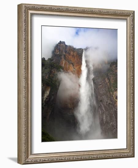 View of Angel Falls From Mirador Laime, Canaima National Park, Guayana Highlands, Venezuela-Jane Sweeney-Framed Photographic Print