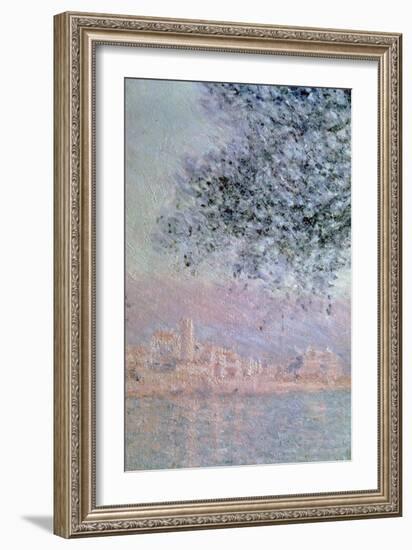 View of Antibes, Detail, 1888-Claude Monet-Framed Giclee Print