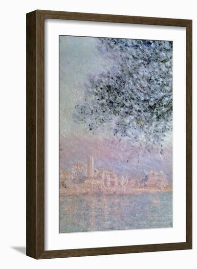 View of Antibes, Detail, 1888-Claude Monet-Framed Giclee Print