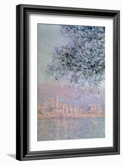 View of Antibes, Detail, 1888-Claude Monet-Framed Giclee Print