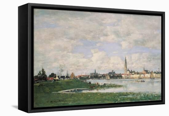 View of Antwerp. 1871-Eugène Boudin-Framed Premier Image Canvas