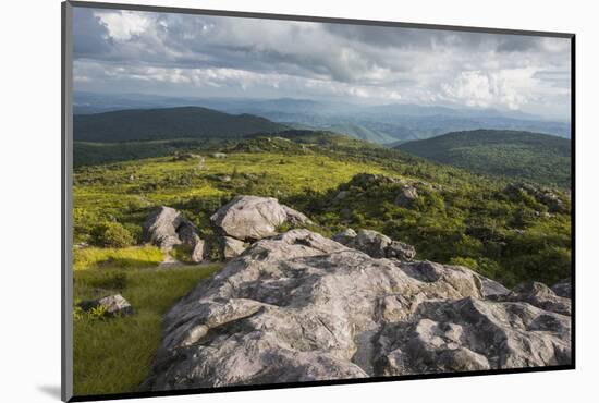 View of Appalachian Mountains from Grayson Highlands, Virginia, United States of America, North Ame-Jon Reaves-Mounted Photographic Print