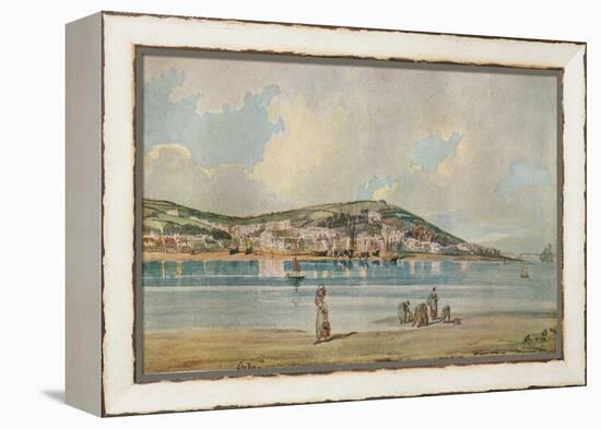 View of Appledore, North Devon, from Instow Sands, 1798, (1919)-Thomas Girtin-Framed Premier Image Canvas