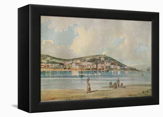 View of Appledore, North Devon, from Instow Sands, 1798, (1919)-Thomas Girtin-Framed Premier Image Canvas