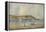 View of Appledore, North Devon, from Instow Sands, 1798, (1919)-Thomas Girtin-Framed Premier Image Canvas