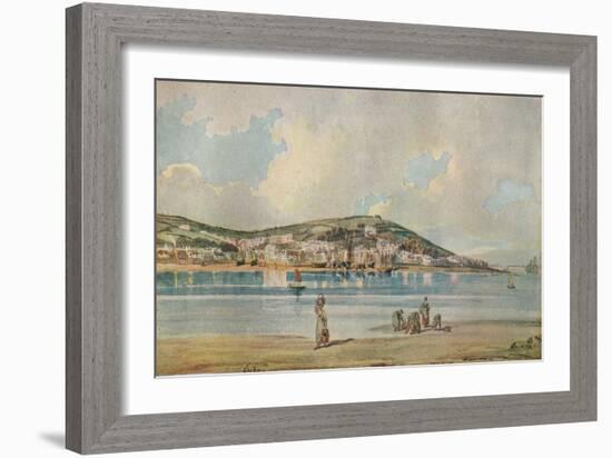 View of Appledore, North Devon, from Instow Sands, 1798, (1919)-Thomas Girtin-Framed Giclee Print