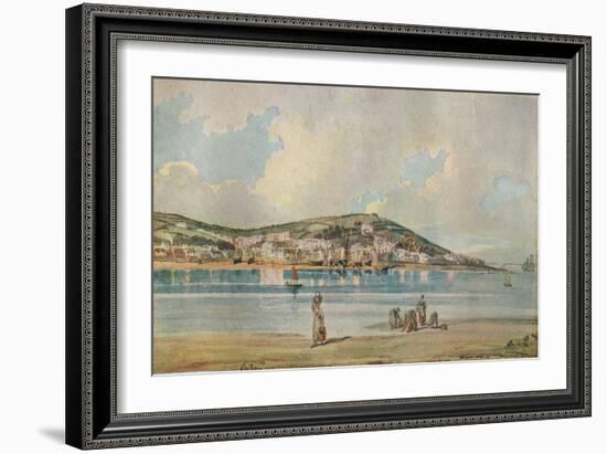 View of Appledore, North Devon, from Instow Sands, 1798, (1919)-Thomas Girtin-Framed Giclee Print