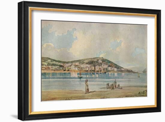 View of Appledore, North Devon, from Instow Sands, 1798, (1919)-Thomas Girtin-Framed Giclee Print