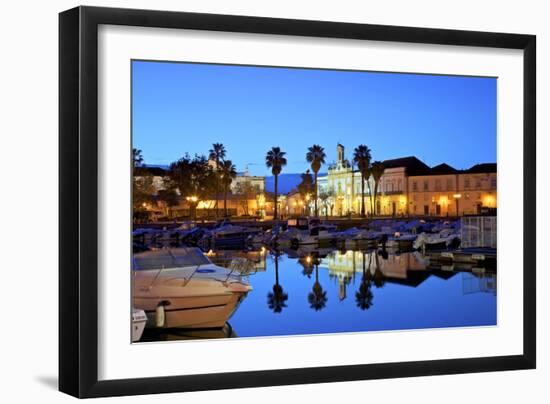 View of Arco da Vila across The Harbour, Faro, Eastern Algarve, Algarve, Portugal, Europe-Neil Farrin-Framed Photographic Print