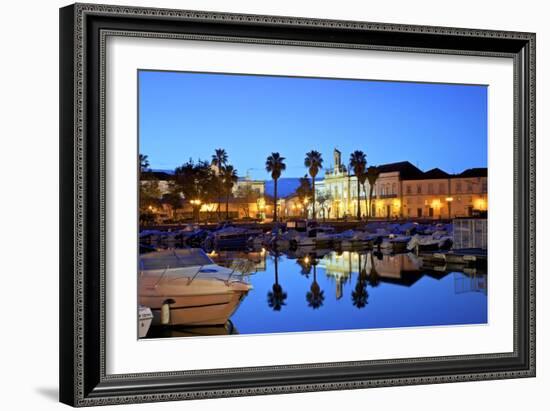 View of Arco da Vila across The Harbour, Faro, Eastern Algarve, Algarve, Portugal, Europe-Neil Farrin-Framed Photographic Print