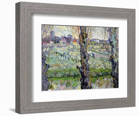 View of Arles, c.1889-Vincent van Gogh-Framed Giclee Print