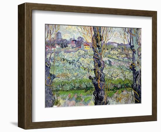 View of Arles, c.1889-Vincent van Gogh-Framed Giclee Print