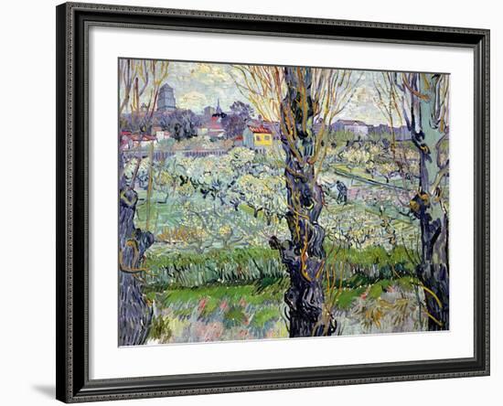 View of Arles, c.1889-Vincent van Gogh-Framed Giclee Print