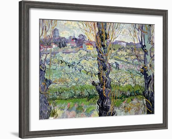 View of Arles, c.1889-Vincent van Gogh-Framed Giclee Print