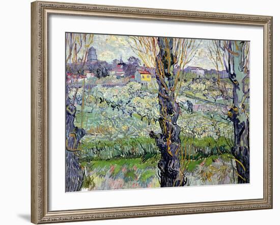 View of Arles, c.1889-Vincent van Gogh-Framed Giclee Print