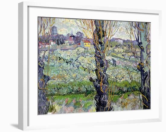 View of Arles, c.1889-Vincent van Gogh-Framed Giclee Print