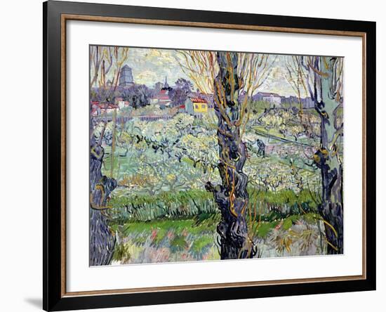 View of Arles, c.1889-Vincent van Gogh-Framed Giclee Print